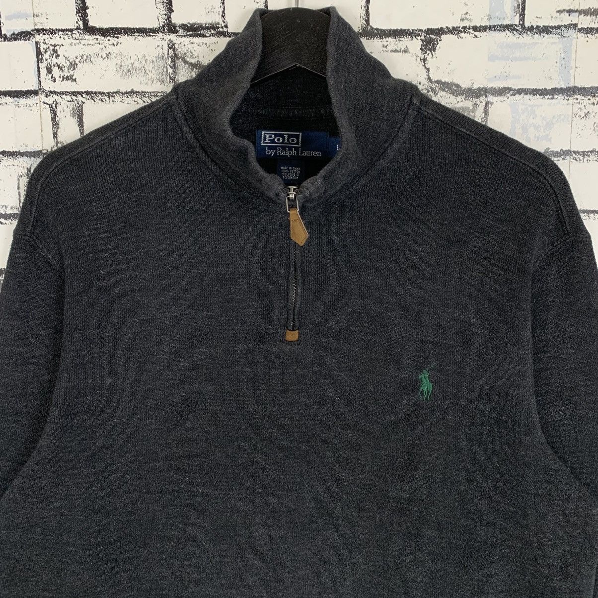 Polo Ralph Lauren Vintage Polo Ralph Lauren Half Zip Sweatshirt Size US L / EU 52-54 / 3 - 3 Thumbnail