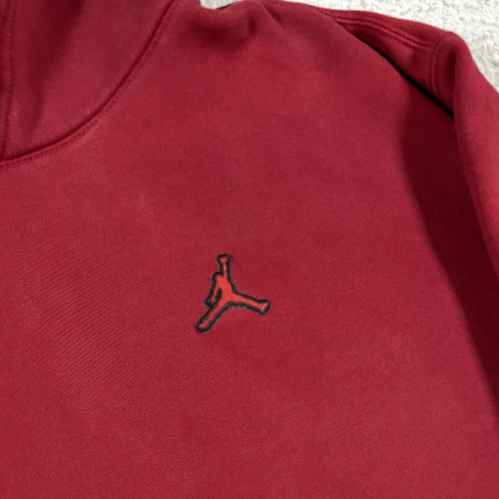 Jordan Brand Air Jordan Hoodie Men M Red Pullover Jumpman Basketball Classic Sweatshirt Size US M / EU 48-50 / 2 - 5 Thumbnail