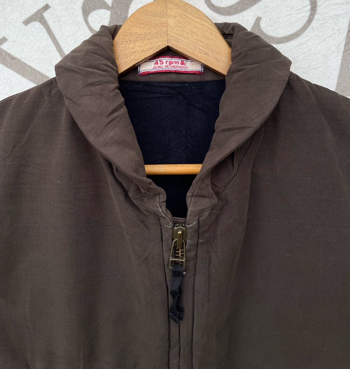 45rpm 🔥VINTAGE 45RPM & JOUBU DE NAGAMOCHI RAW PADDED WESTERN VEST Size US M / EU 48-50 / 2 - 12 Thumbnail