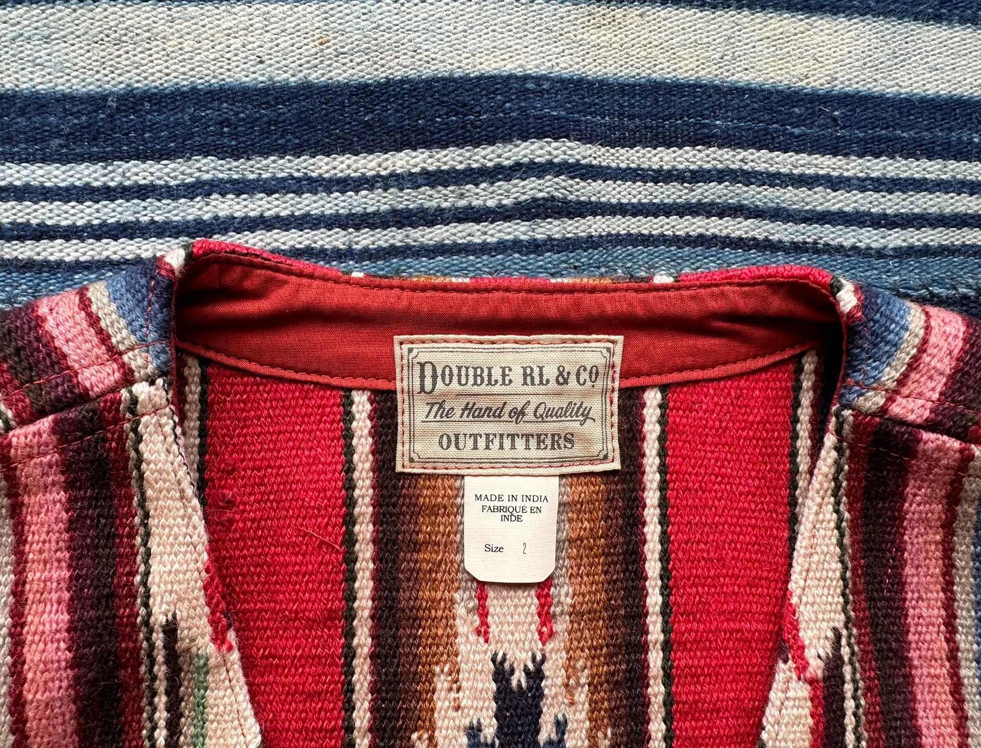 RRL Ralph Lauren RRL Women's Navajo American Vintage Wool Knit Vest Size XS / US 0-2 / IT 36-38 - 4 Thumbnail