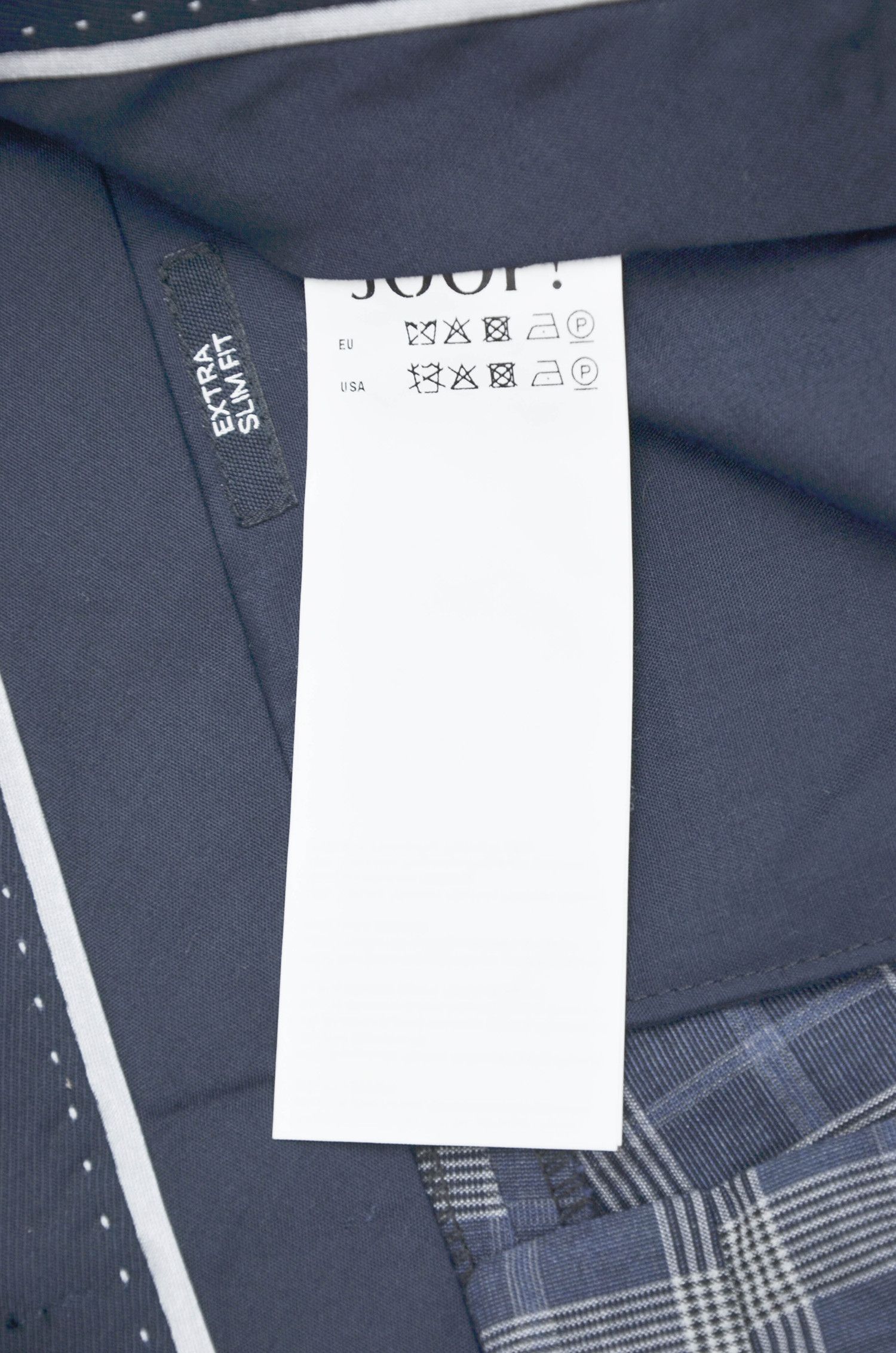 Joop! JOOP! Extra Slim Fit Checked Cotton Trousers Size 50 Size US 34 / EU 50 - 8 Thumbnail