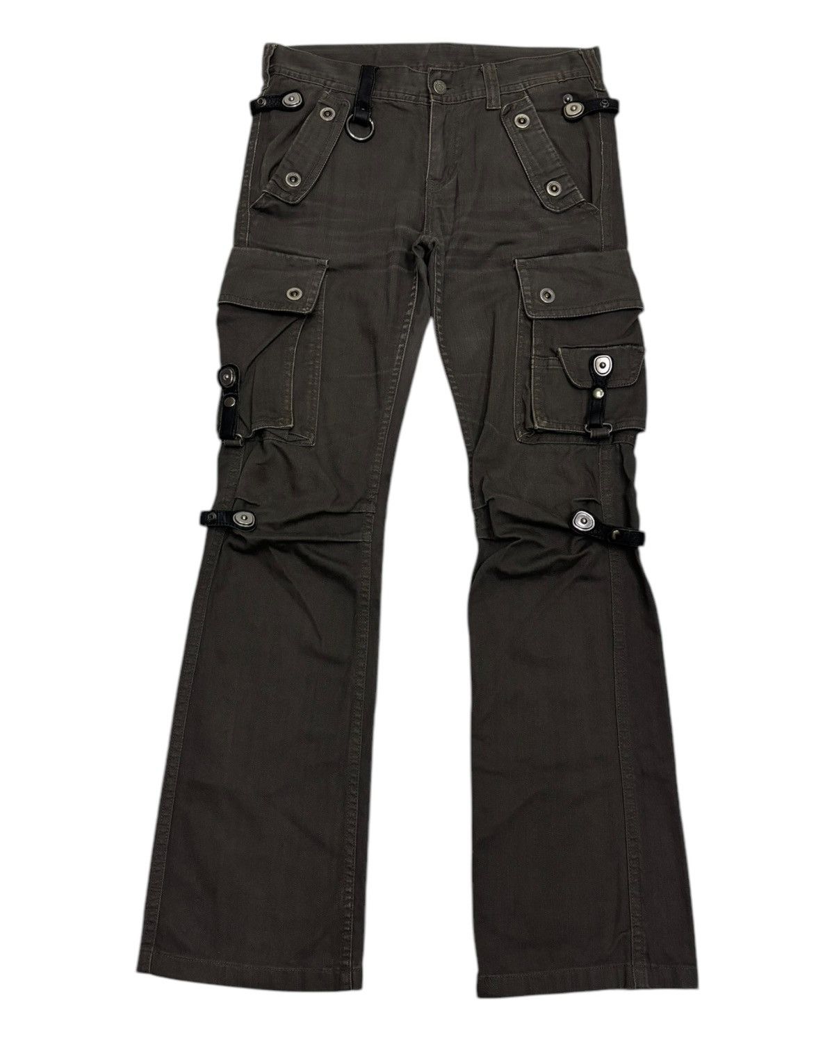 14th Addiction × KMRii × Tornado Mart TORNADO MART STRAPS CARGO FLARE PANTS Size US 30 / EU 46 - 7 Thumbnail