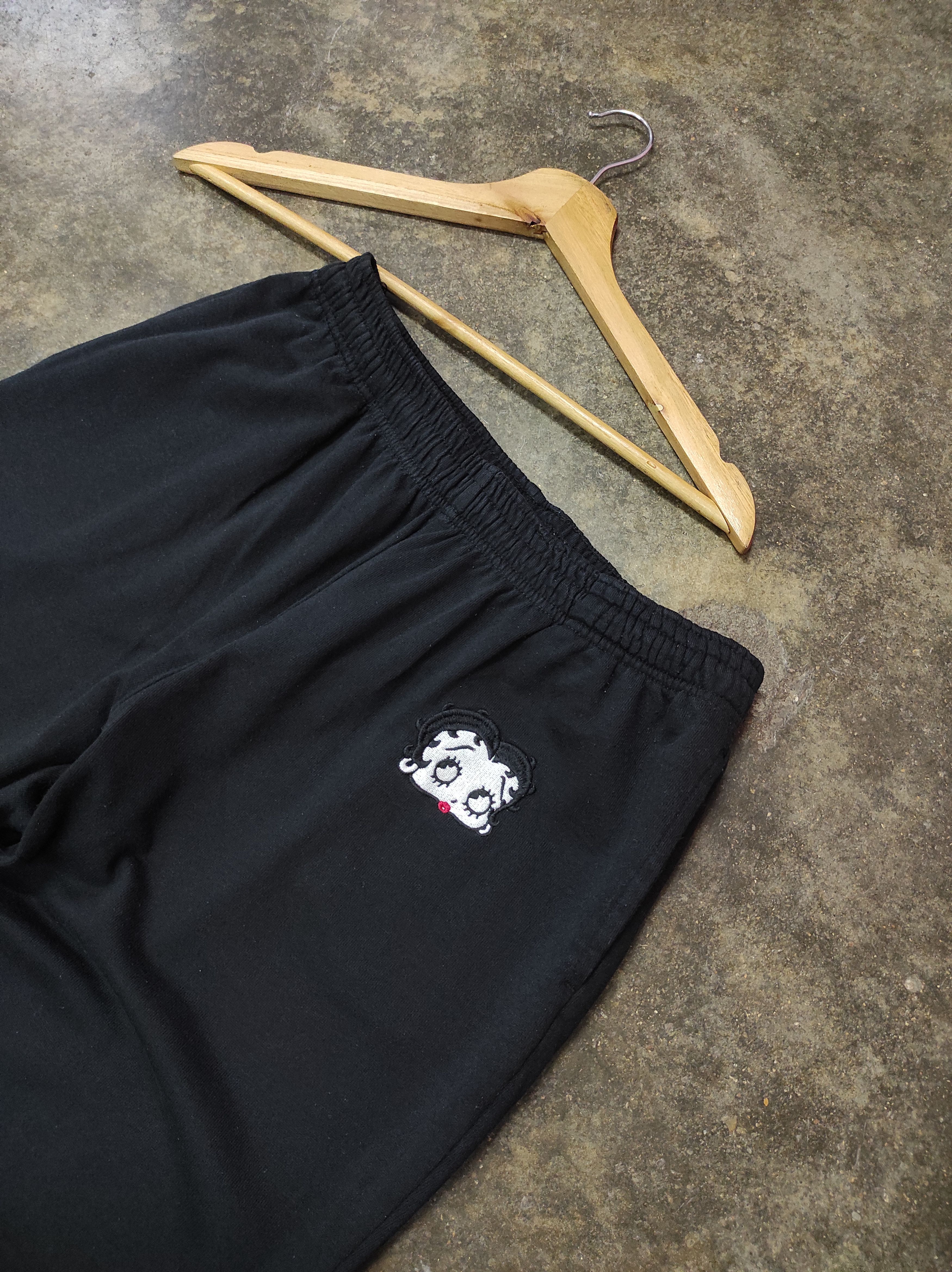 Cartoon Network × Japanese Brand BETTY BOOP SPELLOUT JOGGER PANTS Size 32" / US 10 / IT 46 - 2 Thumbnail