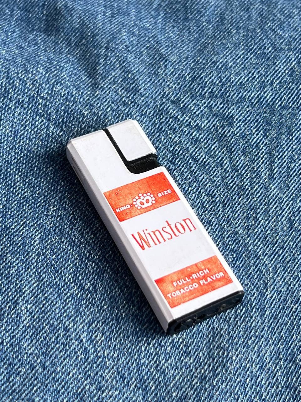 Marlboro × Vintage Y2K ELEGANCE WINSTON 90's GEOMETRIC METAL PUNK ROCK LIGHTER Size ONE SIZE - 5 Thumbnail