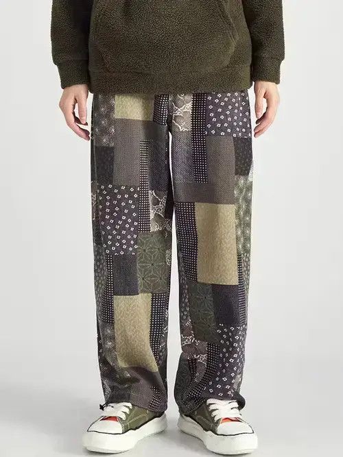 Japanese Brand Japanese Style Bandana Patchwork Pants Size US 30 / EU 46 - 1 Thumbnail