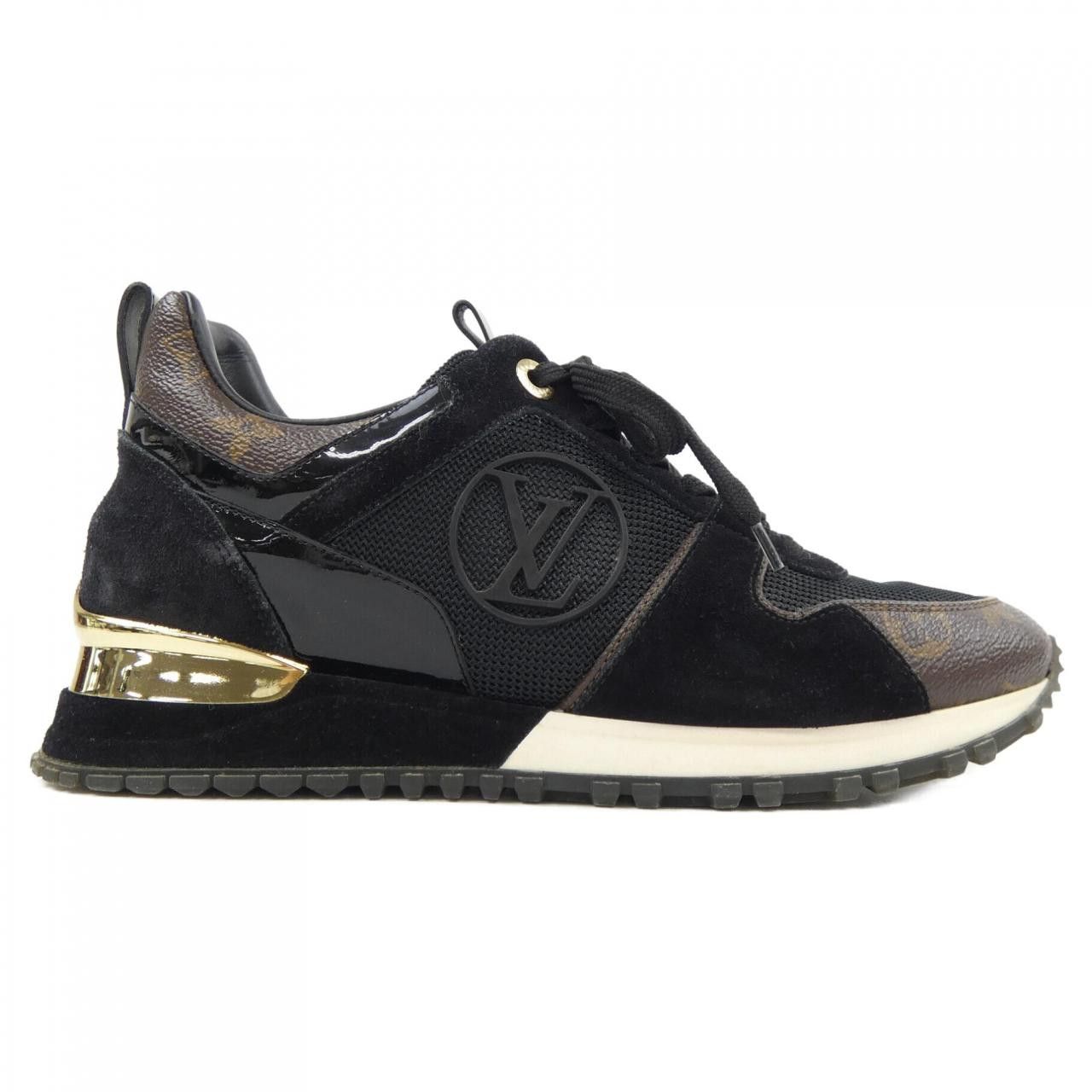 Louis Vuitton Louis Vuitton Louis Vuitton Run Away Line Suede Calf Leather Monogram Patent Canvas Sneakers Leather Shoes DUTY FREE for USA Size ONE SIZE - 1 Thumbnail