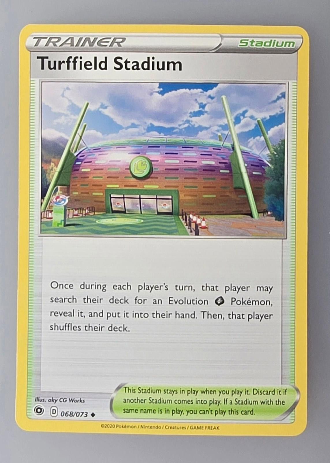 Pokemon Turffield Stadium Pokémon Trading Card Size ONE SIZE - 1 Thumbnail