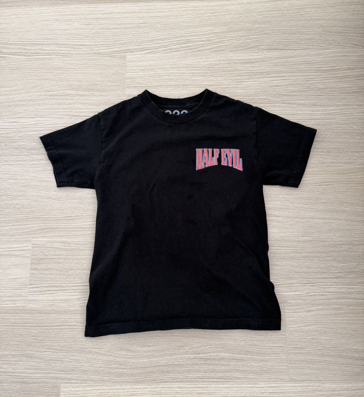 Half Evil Half Evil 333 Tee Black/Red-Orange/Blue - Small Size US S / EU 44-46 / 1 - 1 Thumbnail