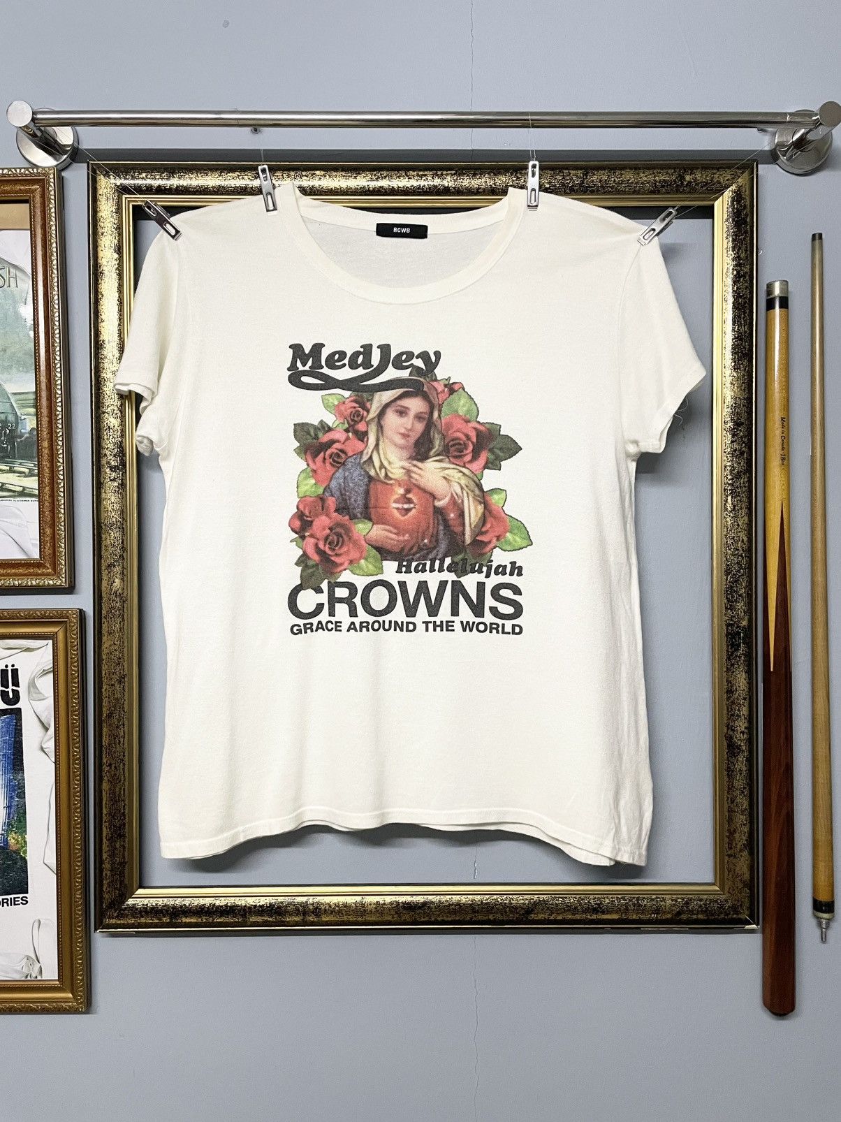 Japanese Brand Vintage 1990s Japan Designer Rodeo Crown Medley Hallelujah Size US M / EU 48-50 / 2 - 1 Thumbnail