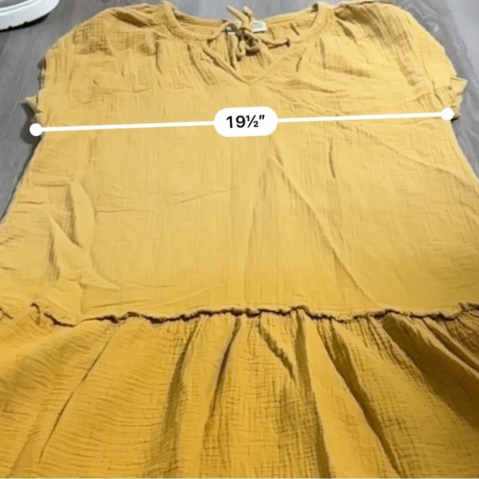 Anthropologie Anthropologie Saturday Sunday Lydia Ombre Gold Mini Dress Size S / US 4 / IT 40 - 11 Thumbnail