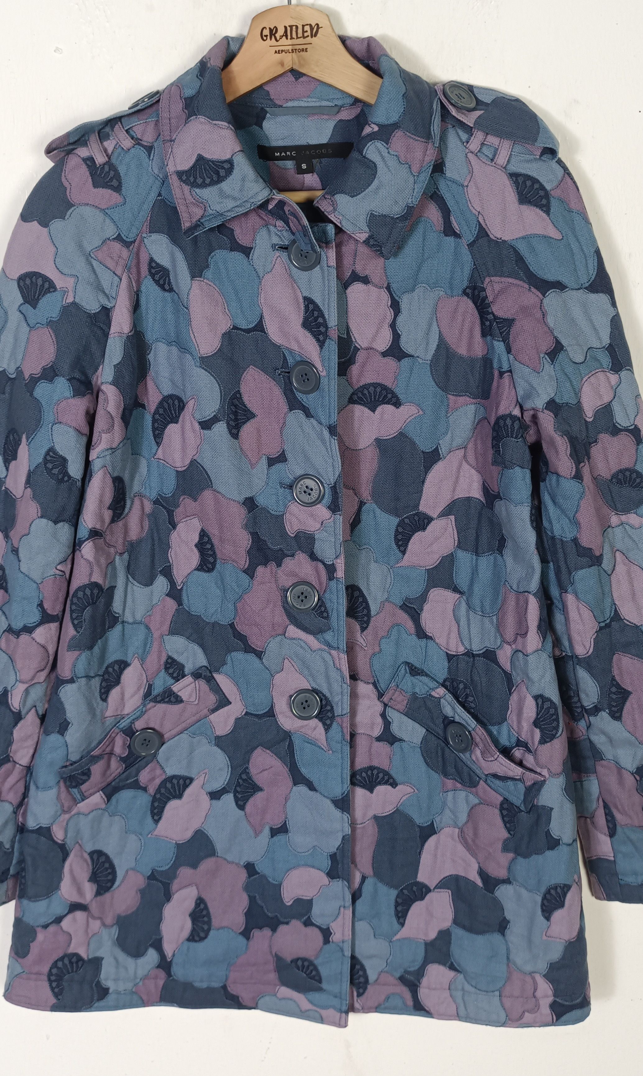 Marc Jacobs Vintage 🔥S/S Marc Jacobs Flower Half Jacket Size M / US 6-8 / IT 42-44 - 5 Thumbnail