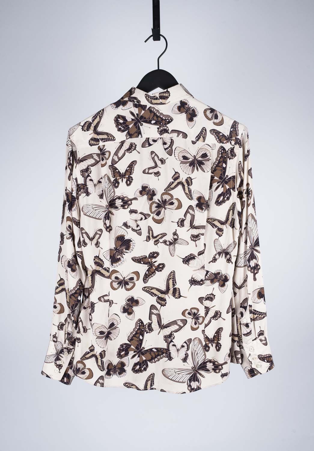 Gucci Vintage Gucci Men Silk Shirt Butterfly Size 41/M Size US M / EU 48-50 / 2 - 2 Thumbnail