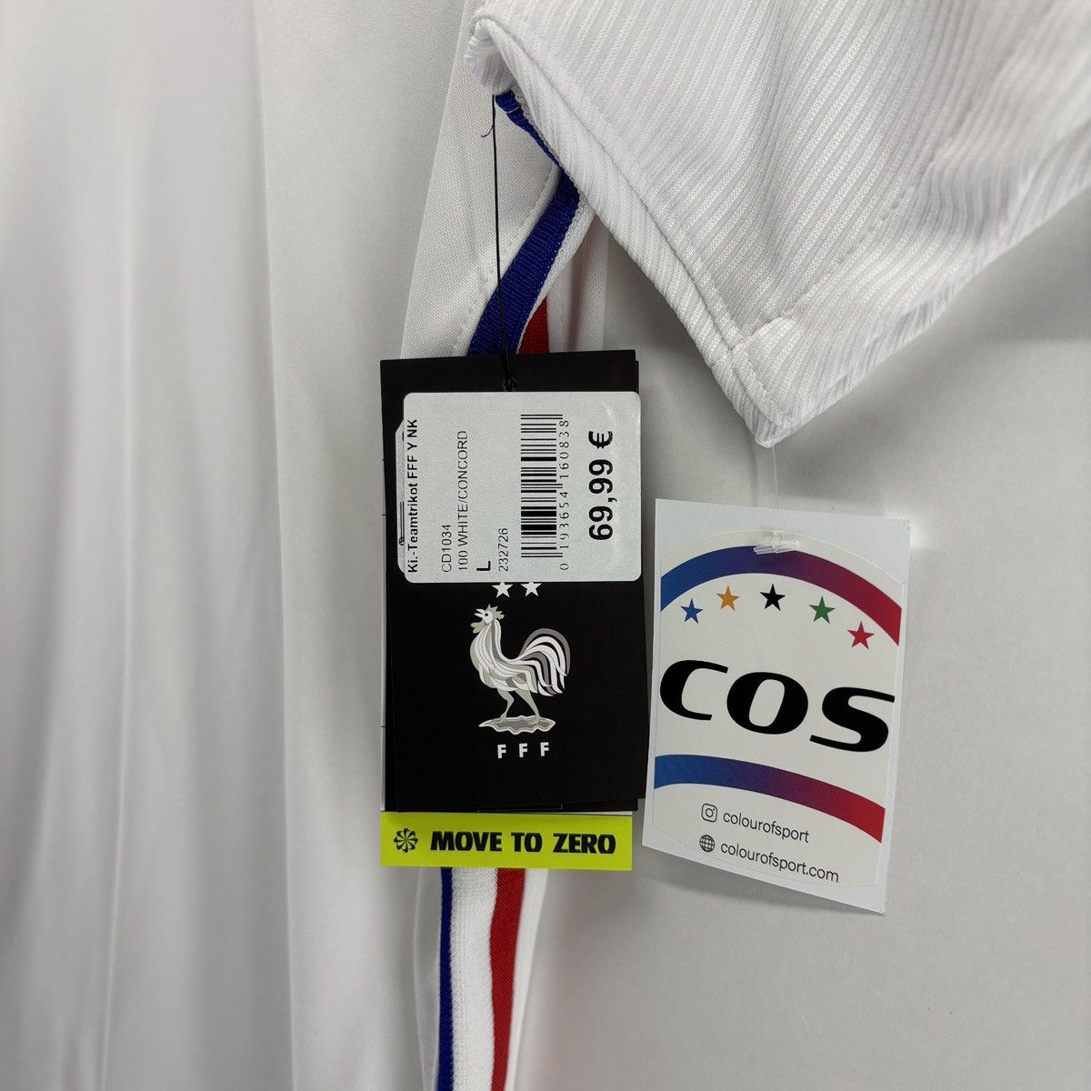 Nike France 2020 Away Youth Nike Football Soccer Jersey Kit Juve Size US XS / EU 42 / 0 - 5 Thumbnail