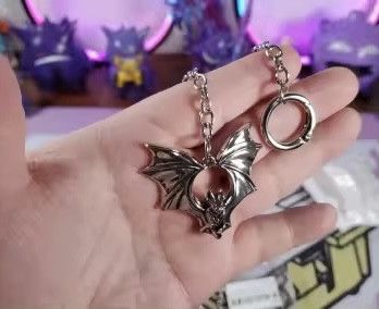 Japanese Brand Punk Bat O-Ring Long Necklace Size ONE SIZE - 3 Thumbnail
