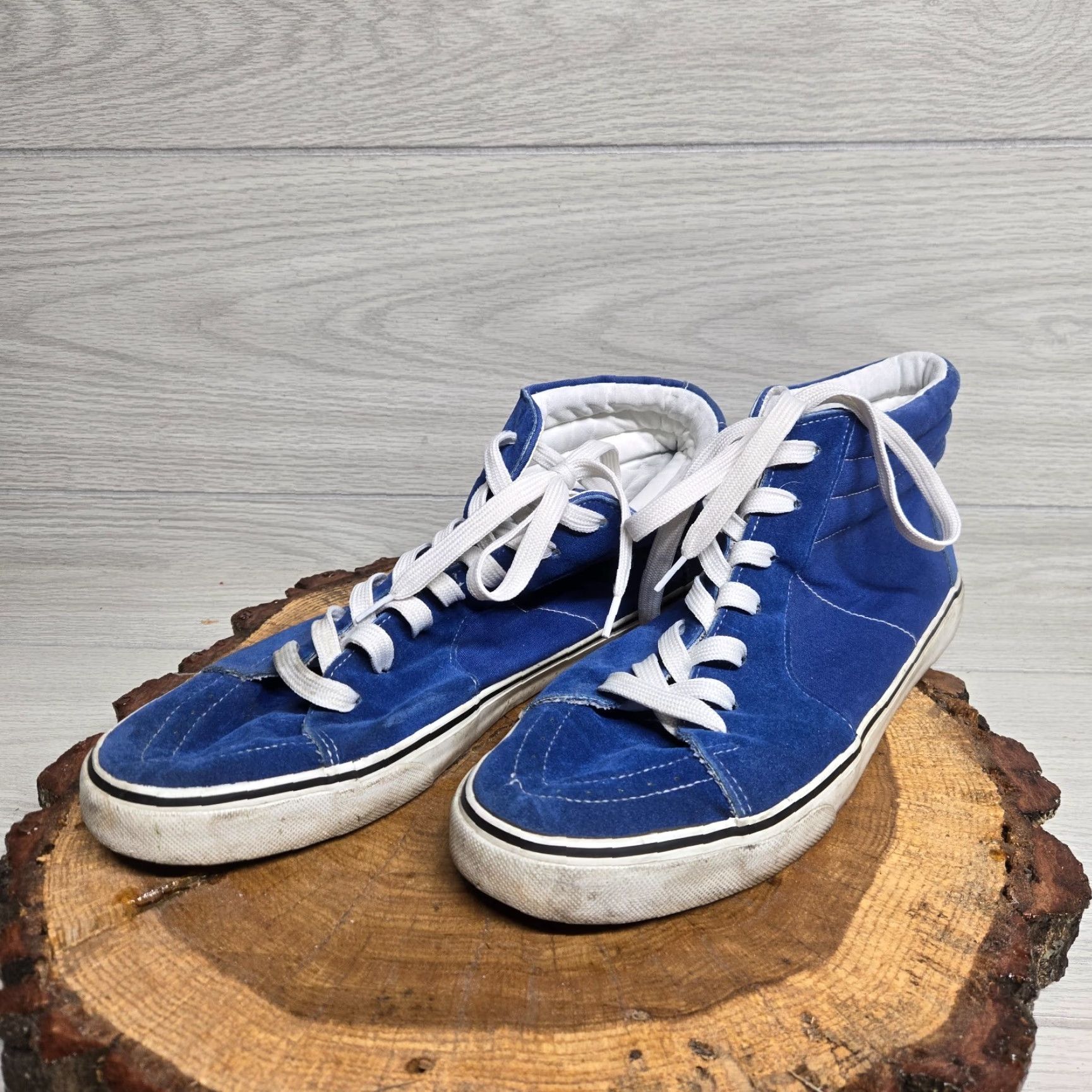 Ecko Unltd. Ecko Unltd. Steven 26-M Sneaker Mid Top Lace Up Blue Shoes Mens Size 12 Casual Comfortable Size US L / EU 52-54 / 3 - 2 Thumbnail