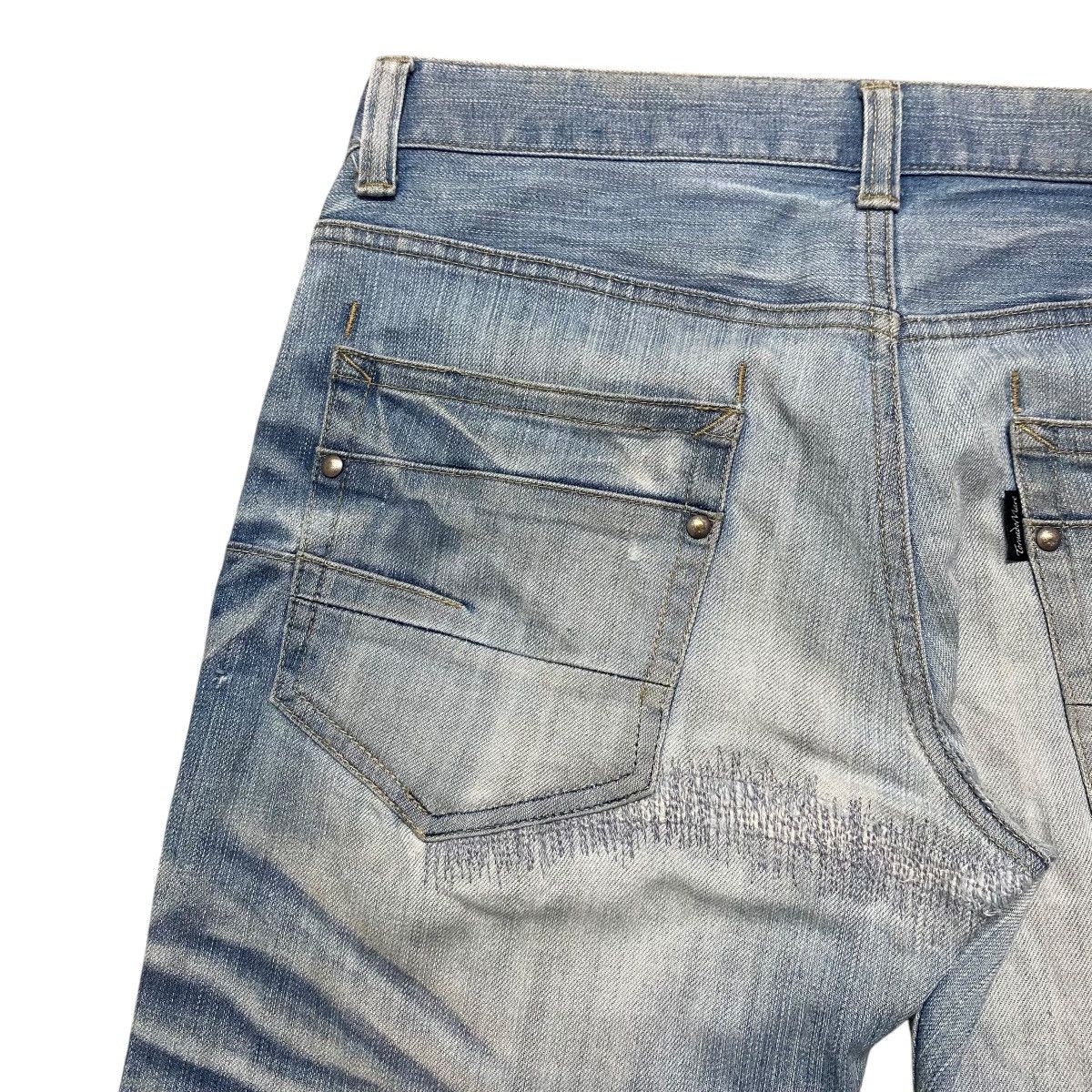 Tornado Mart Tornado Mart Crash Denim Distressed Jeans Size US 30 / EU 46 - 10 Thumbnail