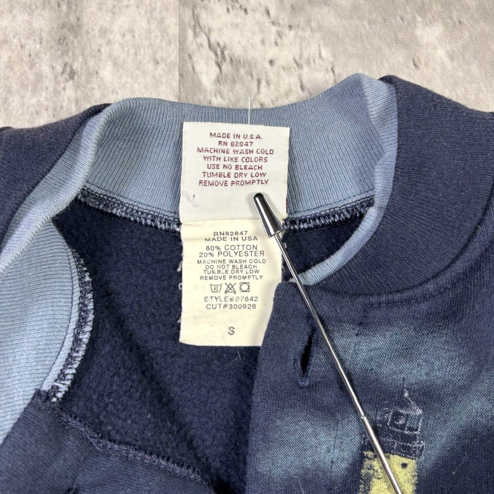 Vintage VINTAGE Art Unlimited Cardigan Sweatshirt Light House AOP Blue Size Large Size US S / EU 44-46 / 1 - 6 Thumbnail
