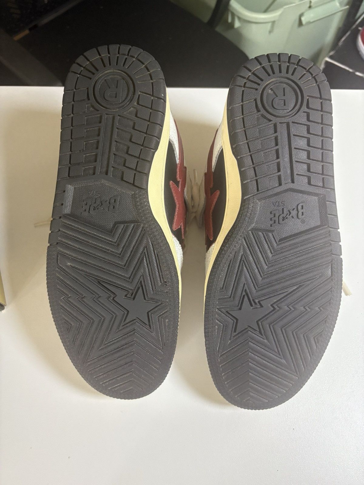 Bape A Bathing Ape Sk8 Sta #4 sneakers in red Size US 8 / EU 41 - 4 Thumbnail