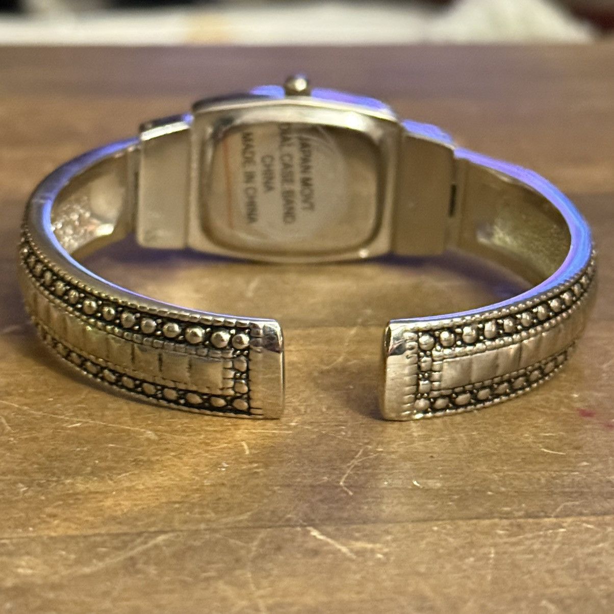 Other Jean Marc silver tone hinged cuff bangle watch Size ONE SIZE - 6 Thumbnail