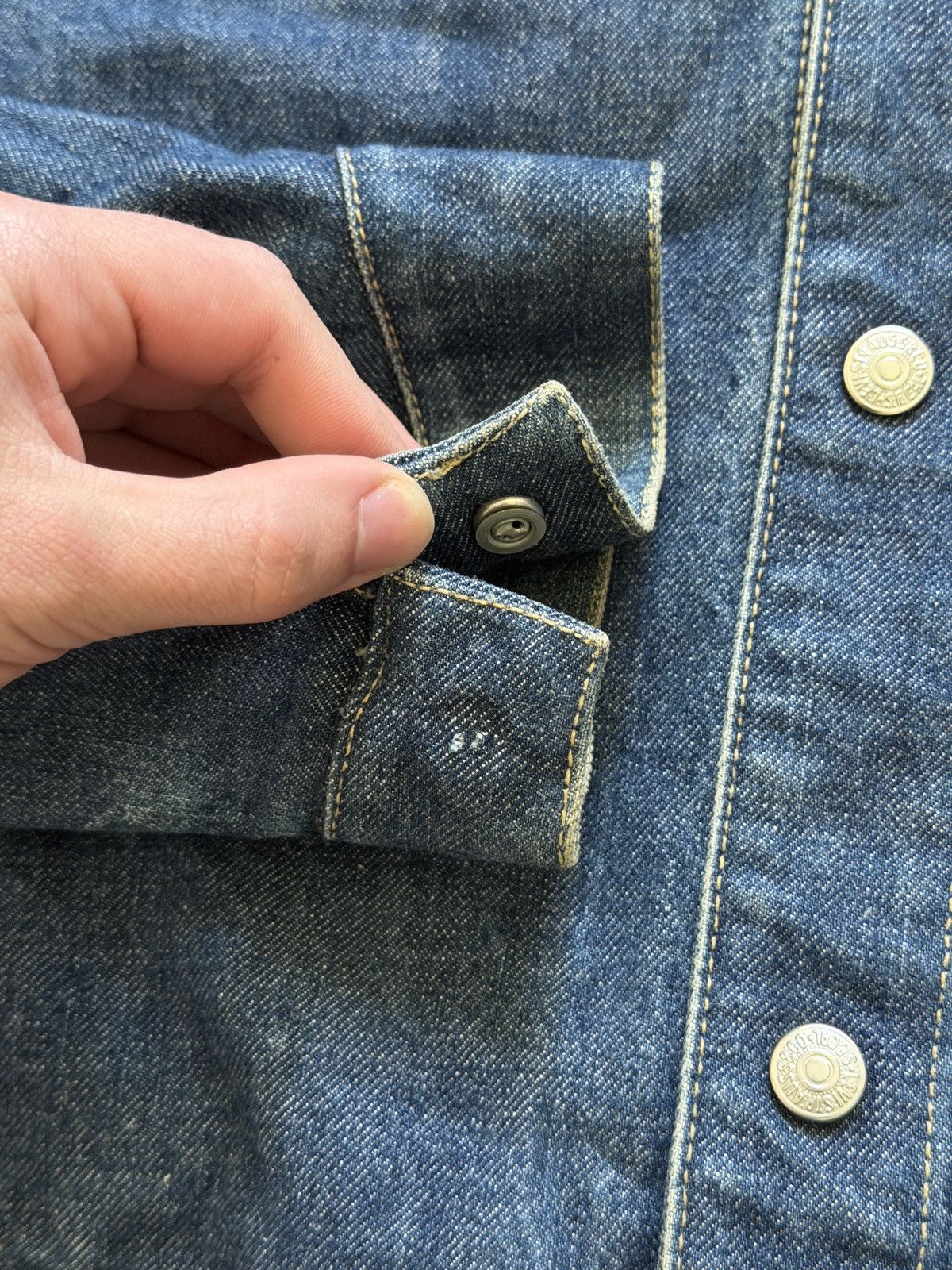 Levi's Vintage Clothing Levis workwear engineered denim jacket rare 2000s blue y2k Size US L / EU 52-54 / 3 - 7 Thumbnail