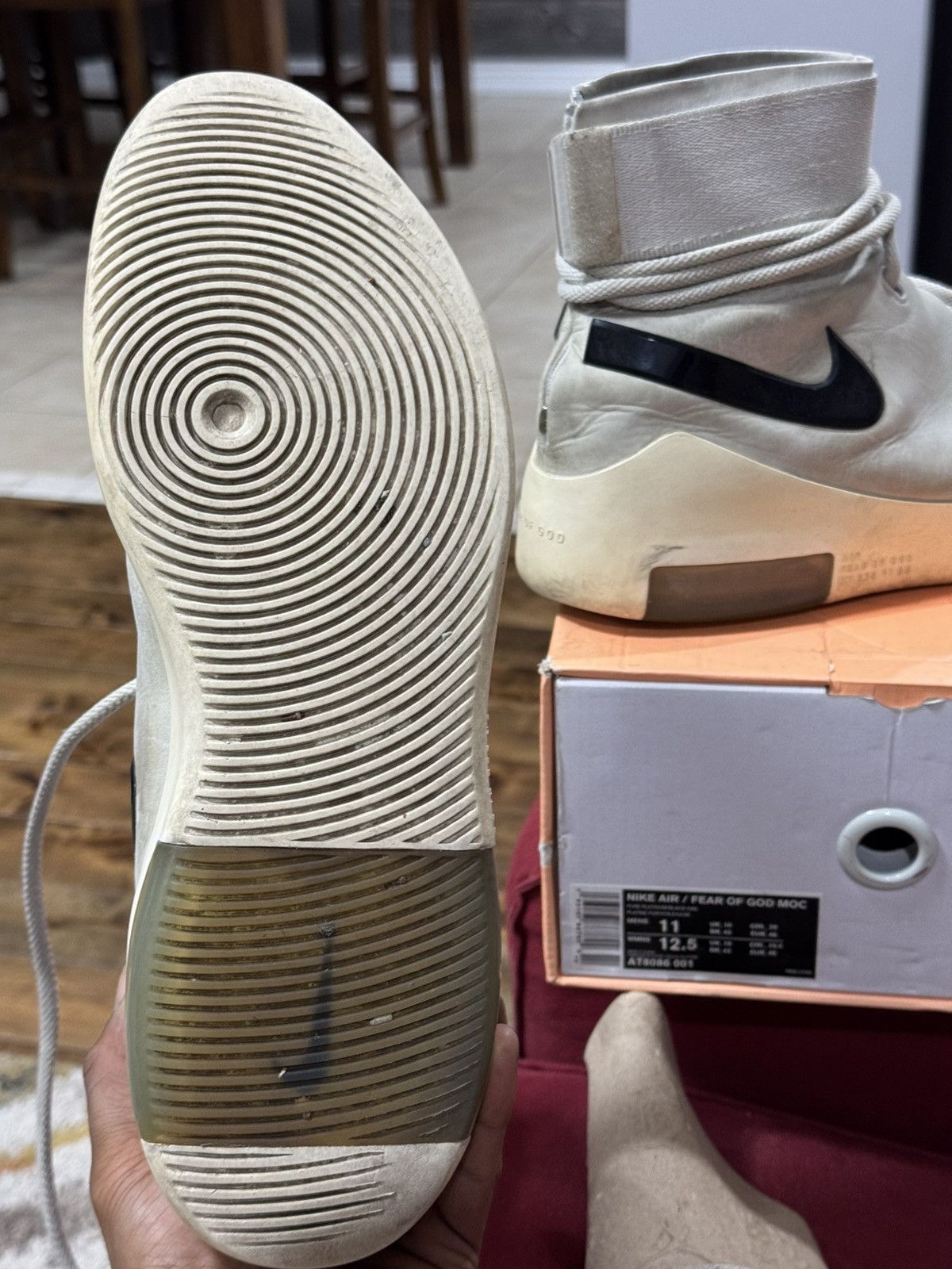 Fear of God × Nike Air Fear Of God SA 1 'Light Bone’ Size US 11 / EU 44 - 5 Thumbnail