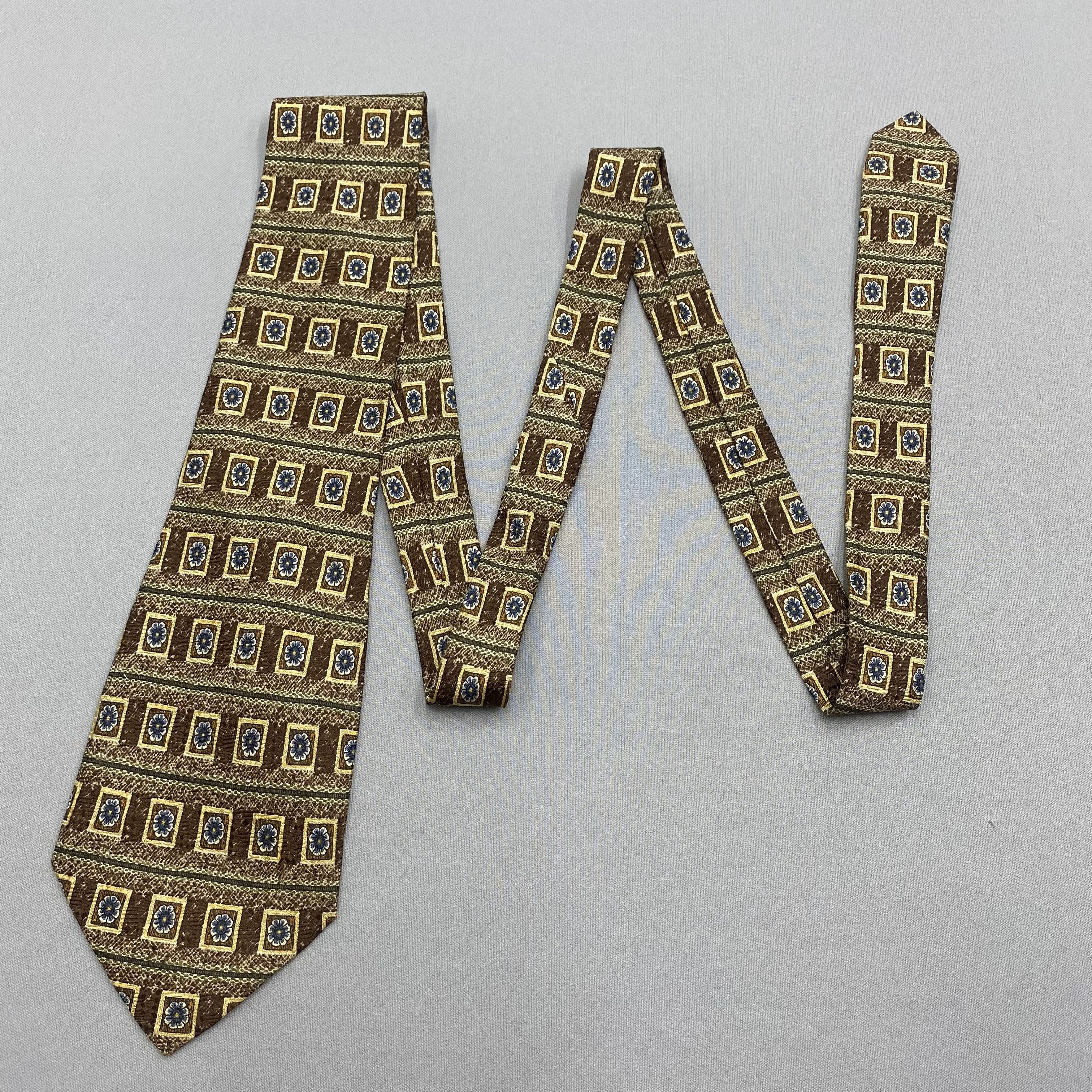 Renoma Vintage Renoma SILK Necktie Cravate Pure Silk Neck Tie Size ONE SIZE - 5 Thumbnail