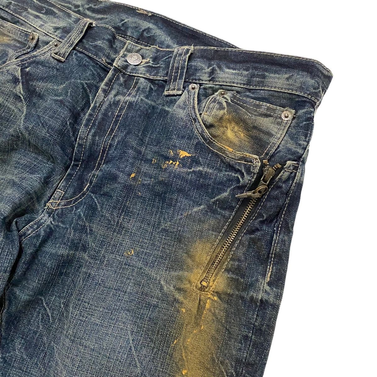 If Six Was Nine ☀️Nice design flare jeans multi zipper pocket Size US 34 / EU 50 - 7 Thumbnail