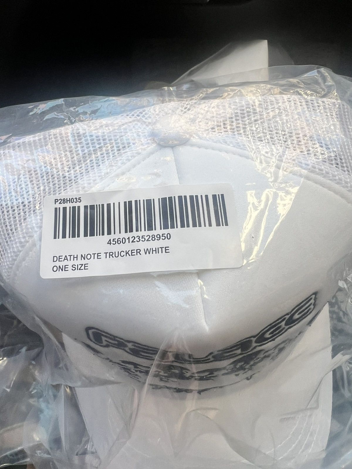 Palace × Vintage Palace Death Note Trucker Hat White Size ONE SIZE - 6 Thumbnail