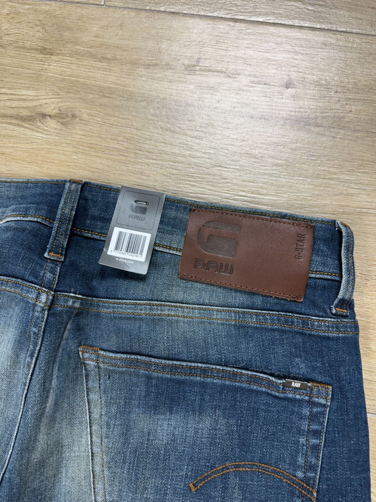 G-Star NEW🏷️ G-Star Raw 3301 Slim Denim Jeans Size US 33 - 10 Thumbnail
