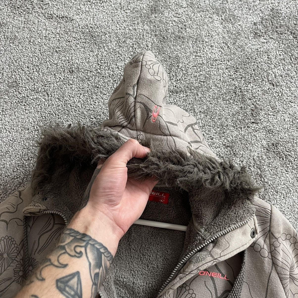 O'Neill Vintage Abercrombie Fitch Style Oneil Sherpa Punk Jacket Size M / US 6-8 / IT 42-44 - 5 Thumbnail