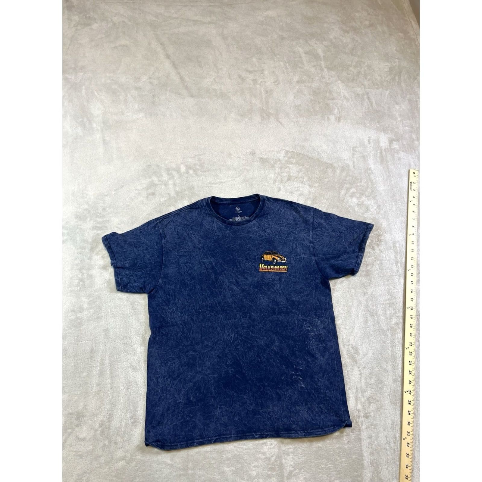 Vintage Volkswagen T-Shirt Navy Blue Short Sleeve Graphic Print Logo 2022 Size L Men Size US L / EU 52-54 / 3 - 2 Thumbnail