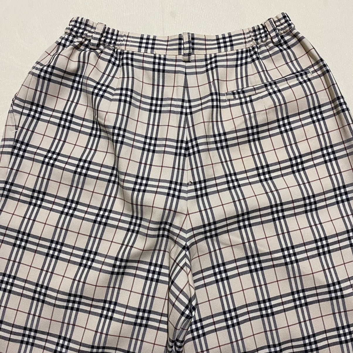Burberry × Vintage Vintage Y2k Burberry Golf Womens Check Nova Trousers Pants Size 27" / US 4 / IT 40 - 3 Thumbnail