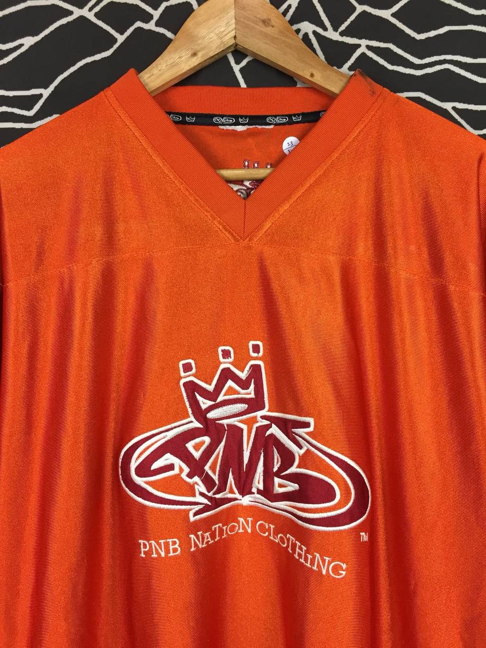Rap Tees Vtg PNB Nation Embroidered Graffiti Art Logo Hip Hop Tee Size US L / EU 52-54 / 3 - 4 Thumbnail