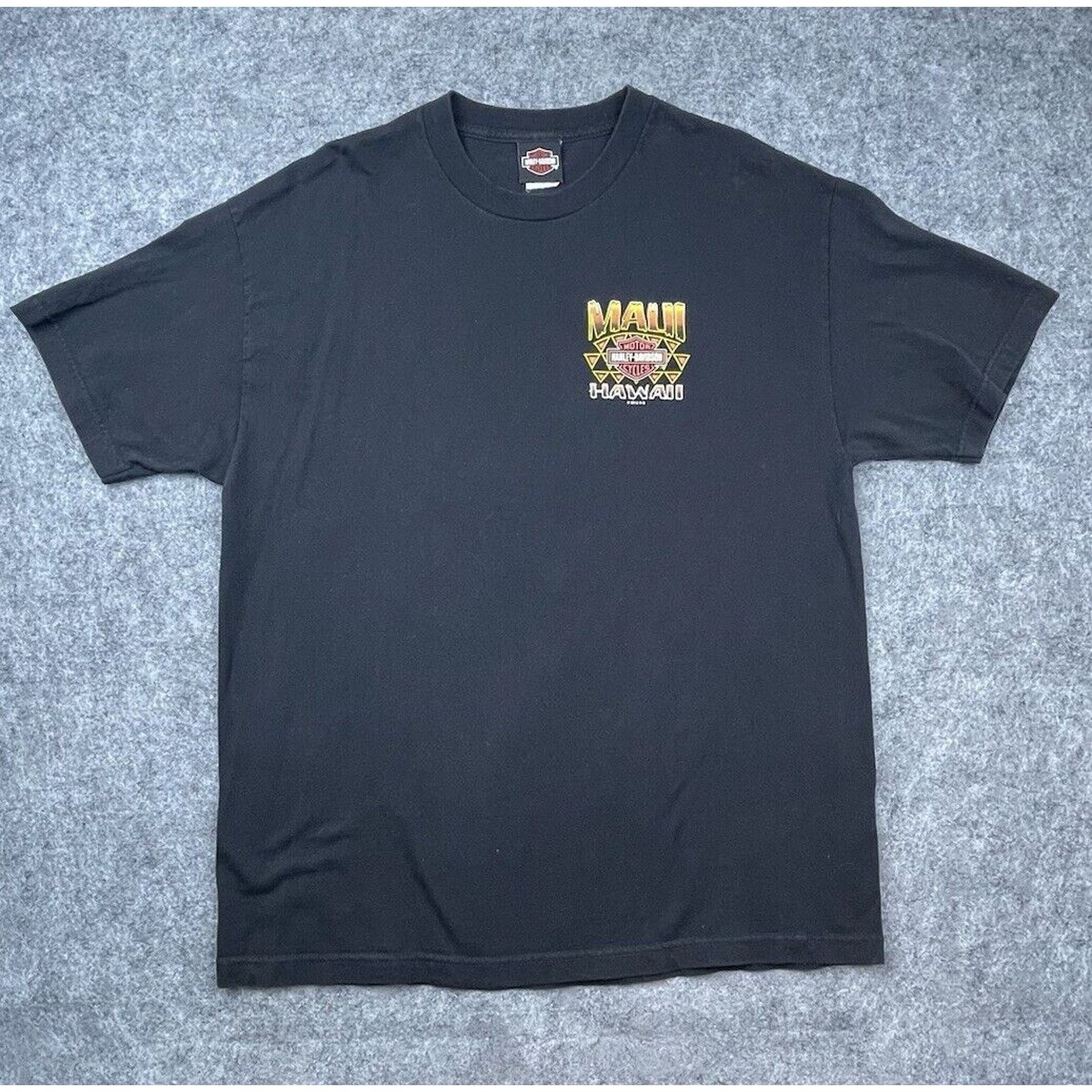 Harley Davidson Harley Davidson Shirt XL Skull Maui Hawaii Tiki Motorcycle Size US XL / EU 56 / 4 - 2 Thumbnail