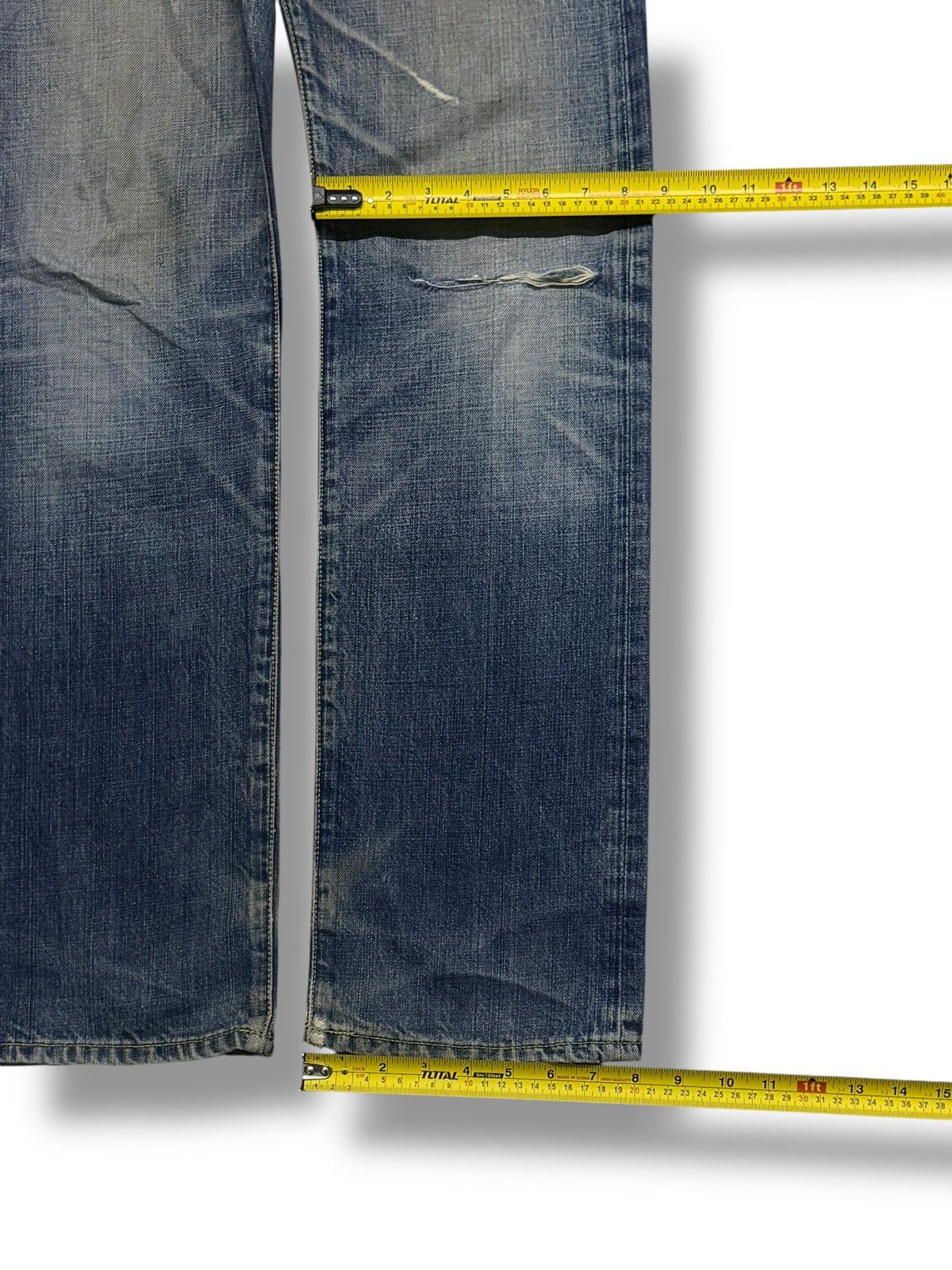 Takeo Kikuchi Vintage 00s Takeo Kikuchi Japanese designer Denim Jeans |W32 Size US 32 / EU 48 - 17 Thumbnail