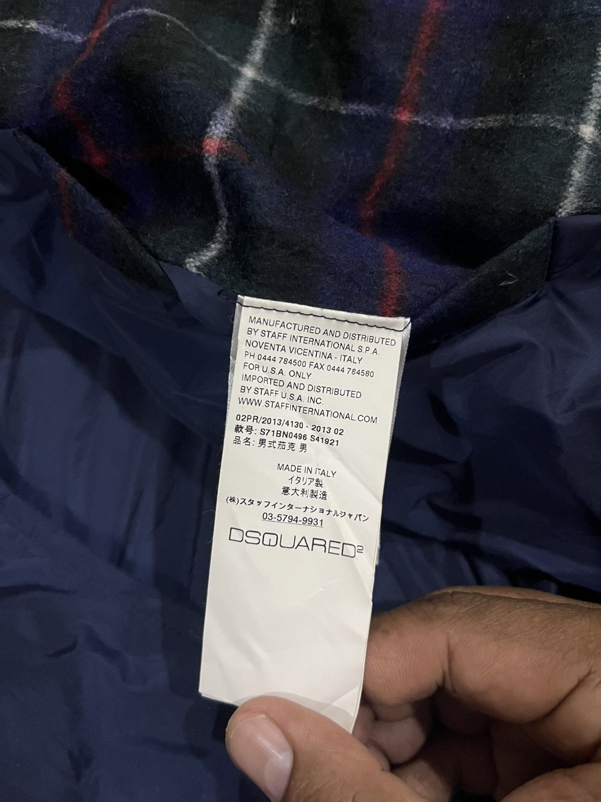 Designer DSQUARED 2 WOOL JAKET Size US L / EU 52-54 / 3 - 9 Thumbnail