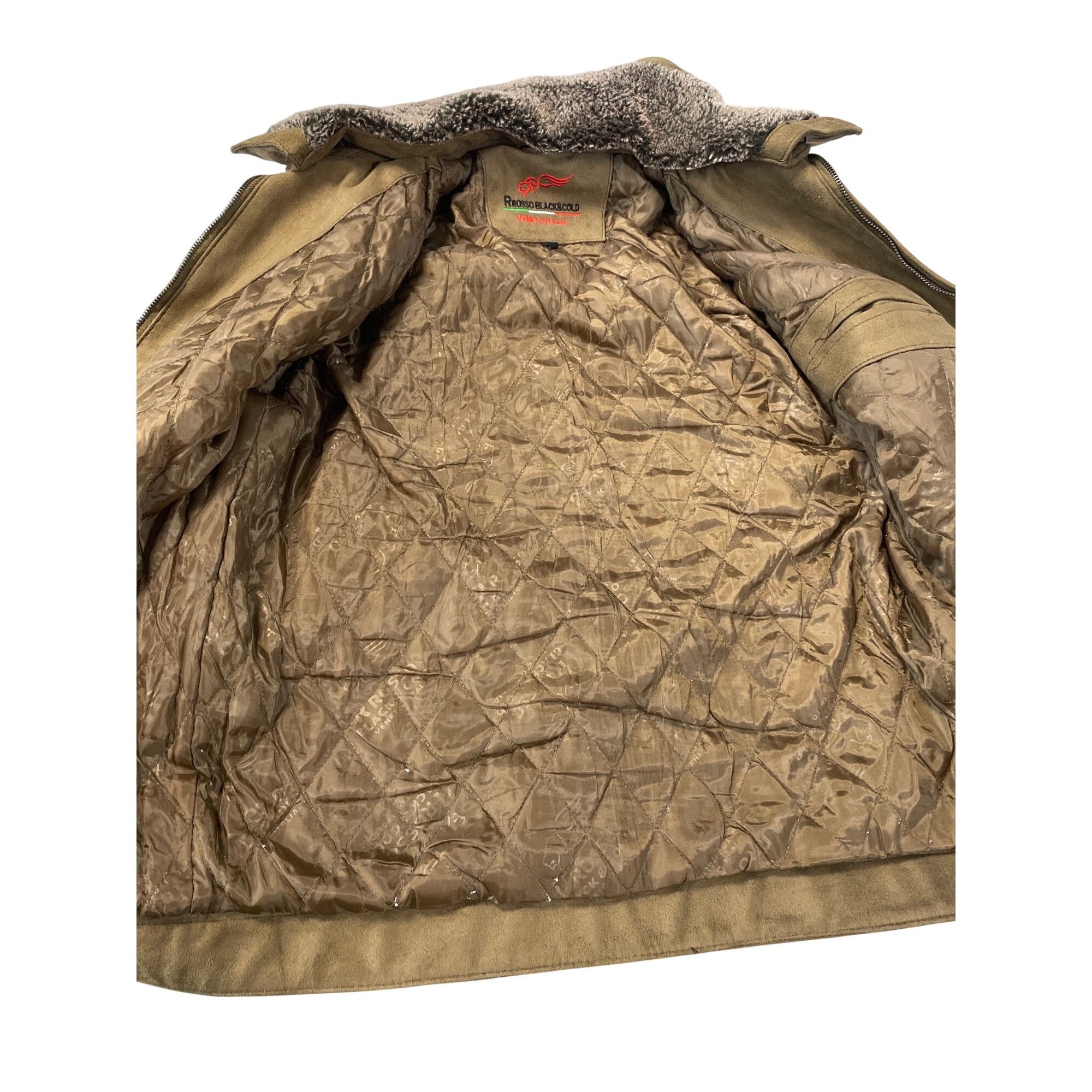 Other Rosso Black Gold Mens Brown suede Italian Boutique jacket/co Size US L / EU 52-54 / 3 - 19 Thumbnail
