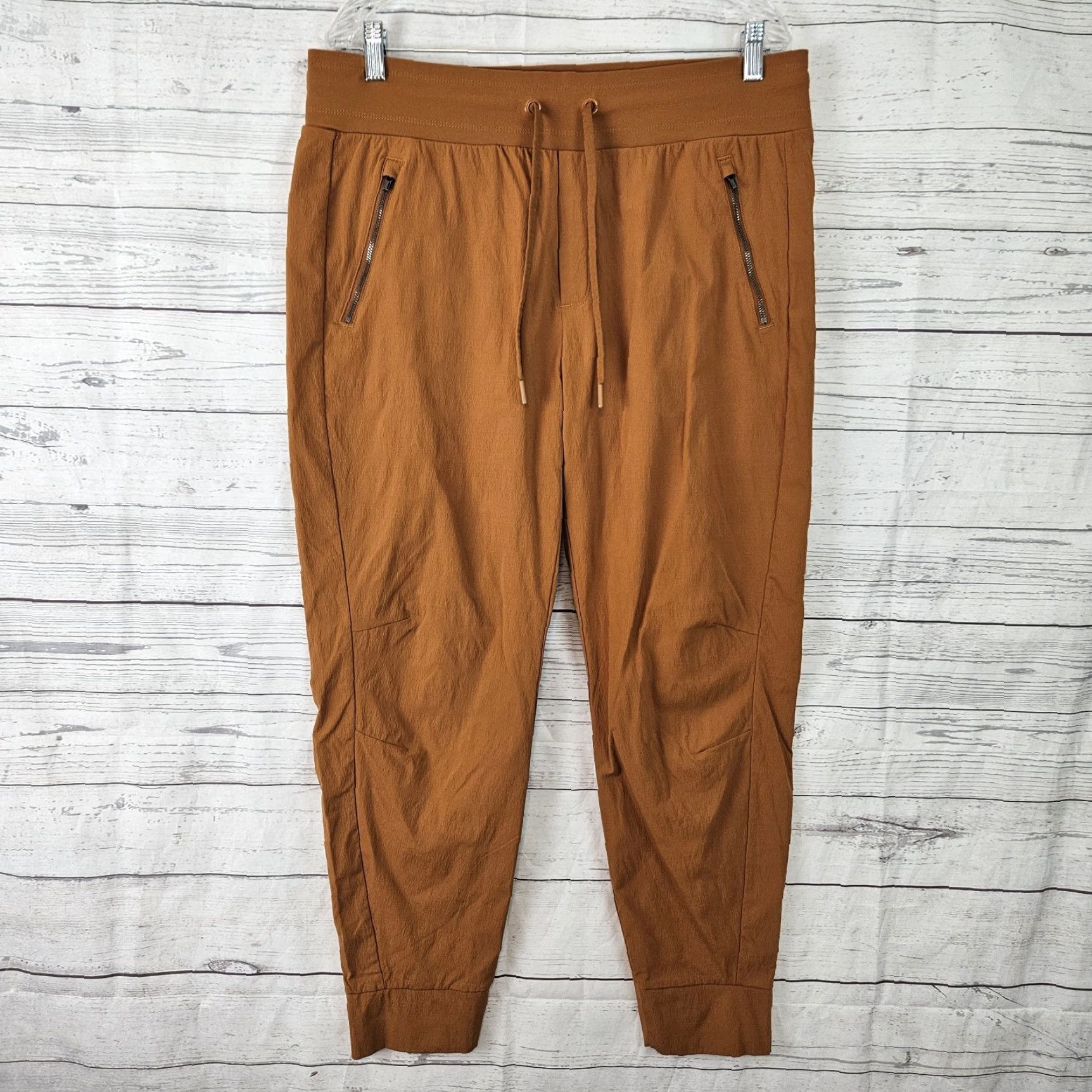 Athleta Athleta Womens Trekkie North Jogger Pants 14 High Rise Pockets Brown Nylon Spandex Size 36" / US 14 / IT 50 - 2 Thumbnail
