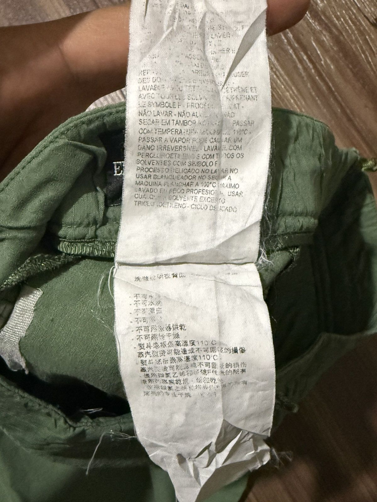 Emporio Armani Emporio armany slim fit trouser in green Size 26" / US 2 / IT 38 - 6 Thumbnail