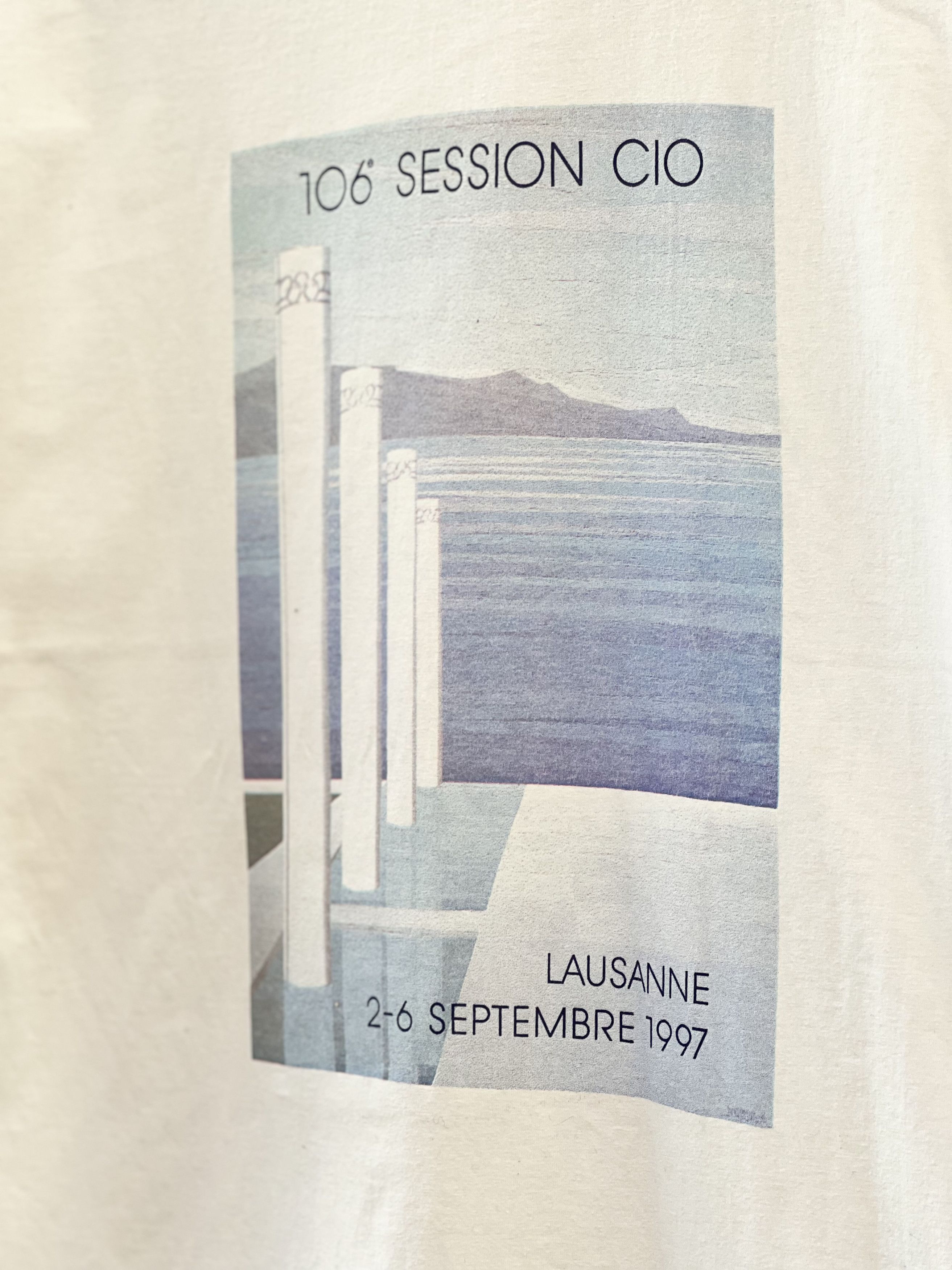 Band Tees × USA Olympics × Vintage LUKE BOX x 106e session CIO, Olympique-Lausanne 2-6 SEP 1997 Size US L / EU 52-54 / 3 - 3 Thumbnail