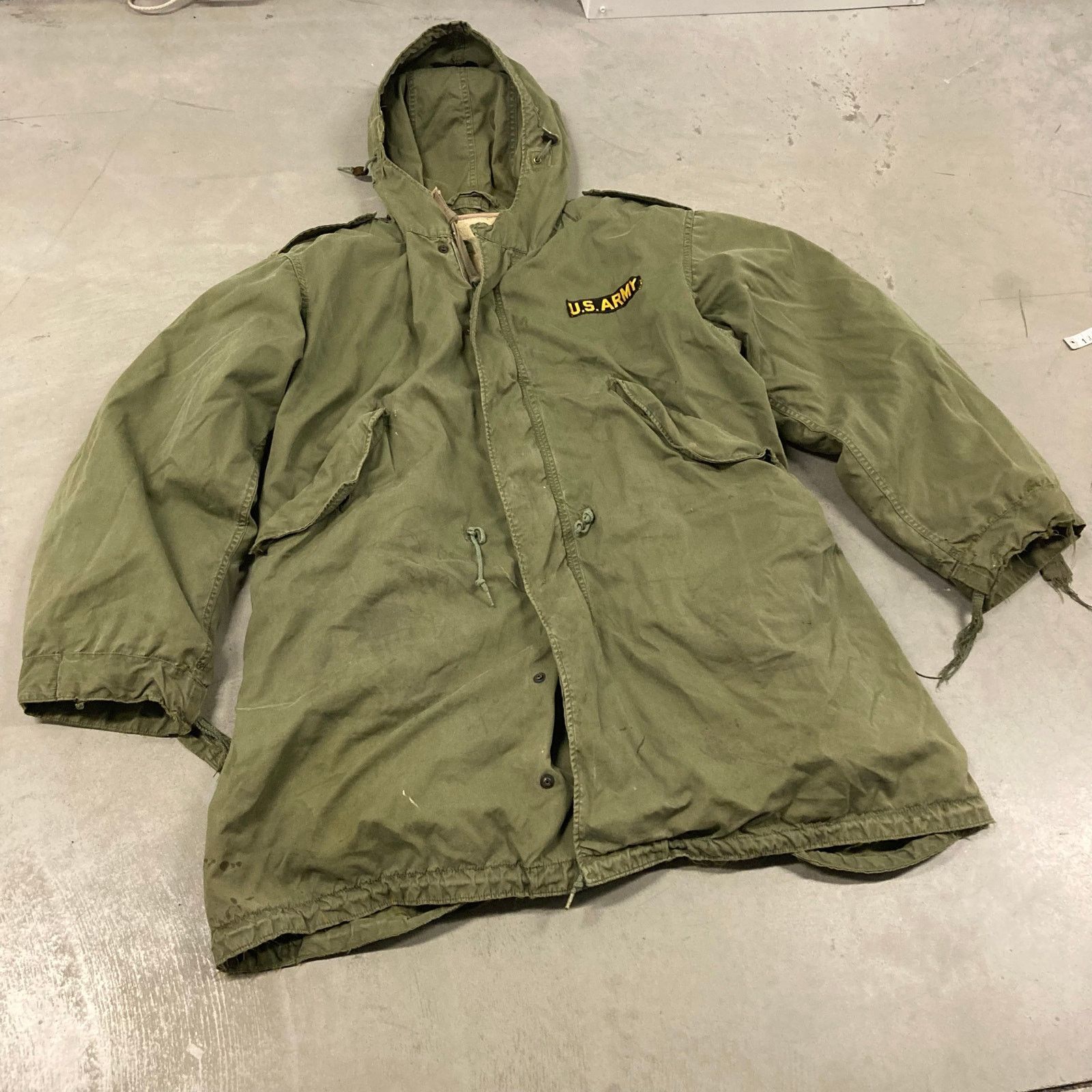 Vintage Vintage 50s M51 military fishtail Parka with liner Size US L / EU 52-54 / 3 - 1 Thumbnail