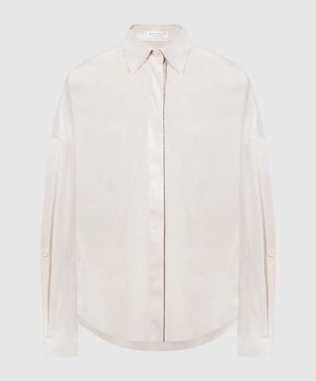 Brunello Cucinelli o1w1db10825 Blouse in Light/Pastel Pink Size S / US 4 / IT 40 - 1 Thumbnail