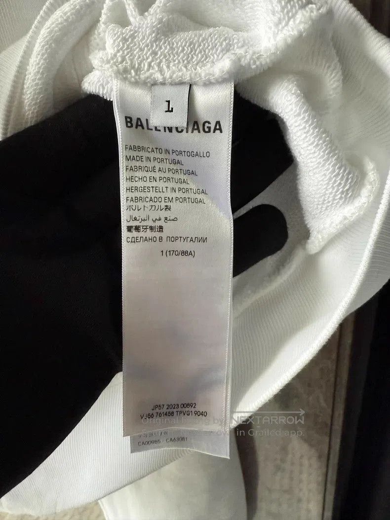Balenciaga Balenciaga Reversed Embroidery Logo Sweatshirt Size US S / EU 44-46 / 1 - 4 Thumbnail