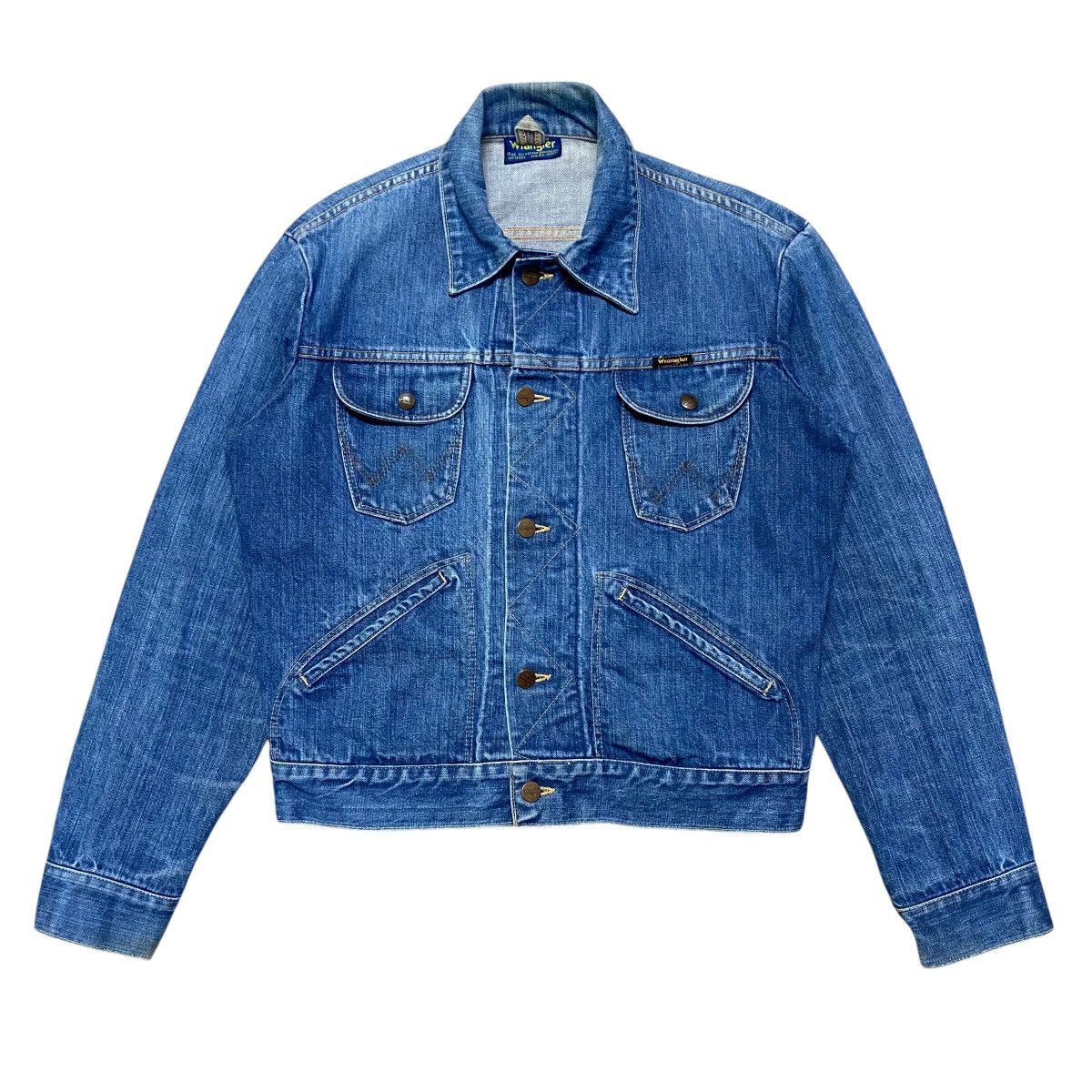 Vintage × Wrangler 74126NV 70s True Vintage Wrangler Navy Denim