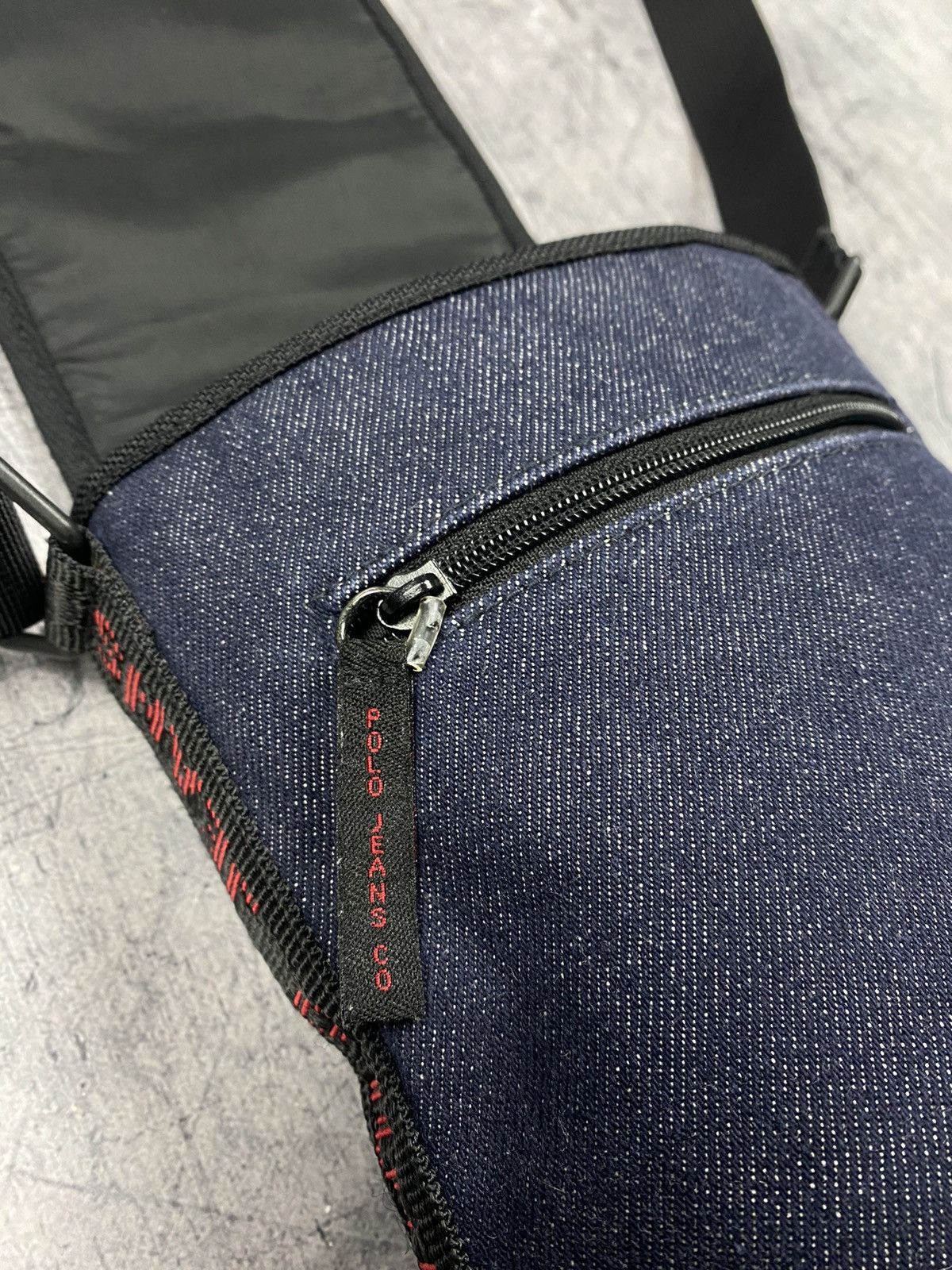 Lauren Ralph Lauren × Polo Ralph Lauren × Vintage Vintage Polo Ralph Lauren Jeans Co. Messenger Bag y2k Size ONE SIZE - 11 Thumbnail