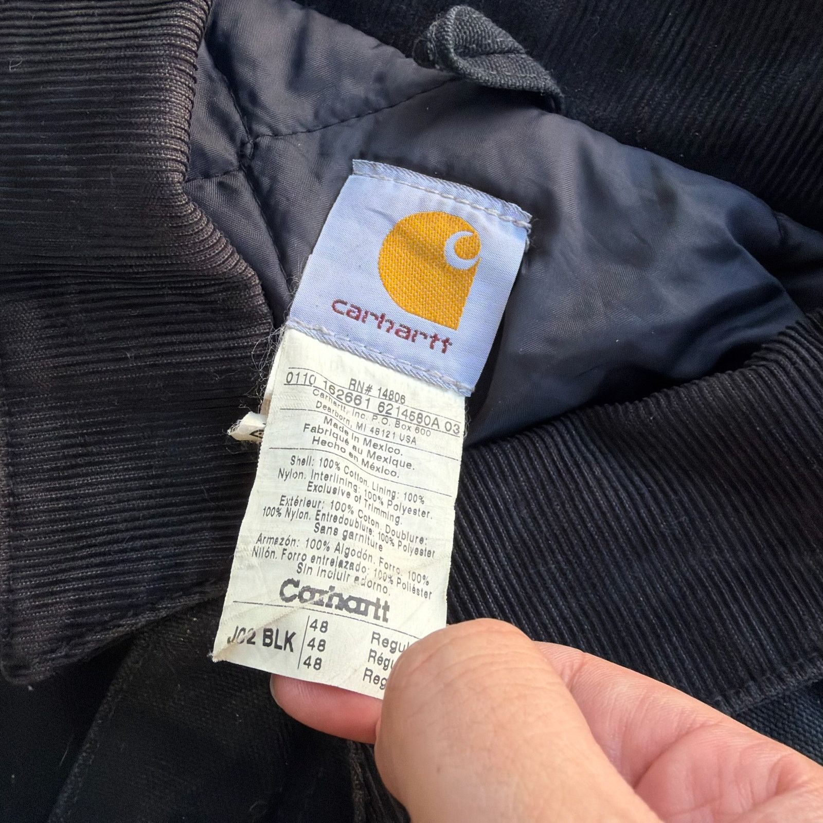 Carhartt × Vintage Carhartt J02 black arctic work wear jacket Size US XL / EU 56 / 4 - 6 Thumbnail