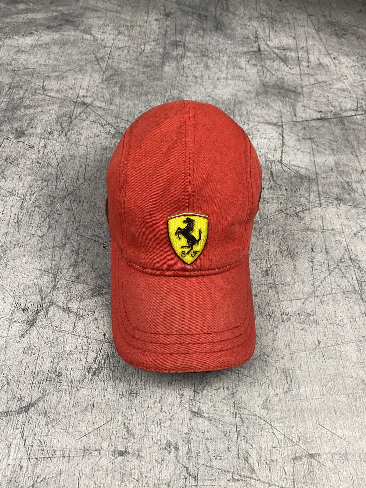 Ferrari × Vintage Vintage Ferrari Racing Cap Hats Size ONE SIZE - 2 Thumbnail