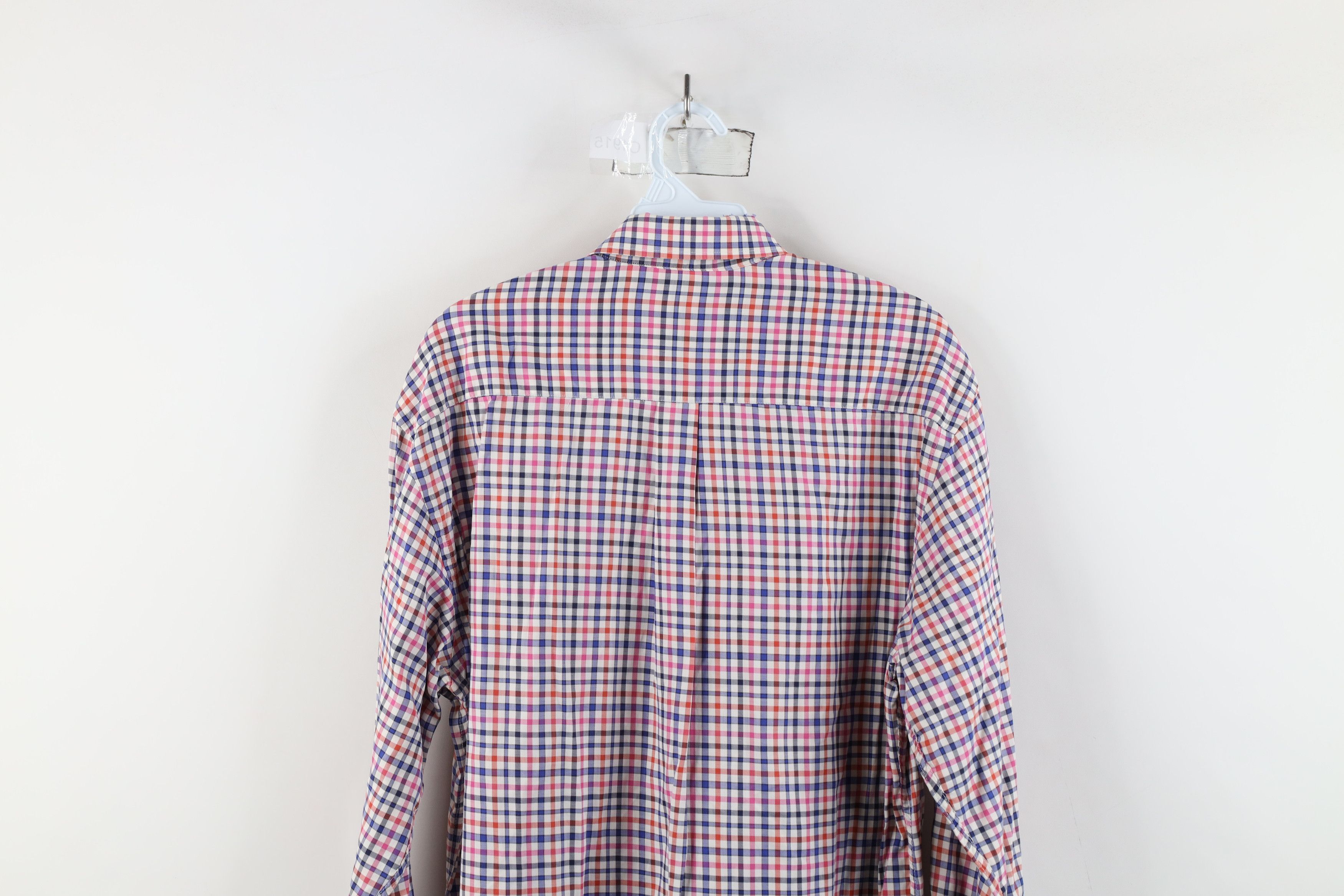 Peter Millar × Vintage Peter Millar Collared Button Down Shirt Rainbow Plaid Size US M / EU 48-50 / 2 - 13 Thumbnail