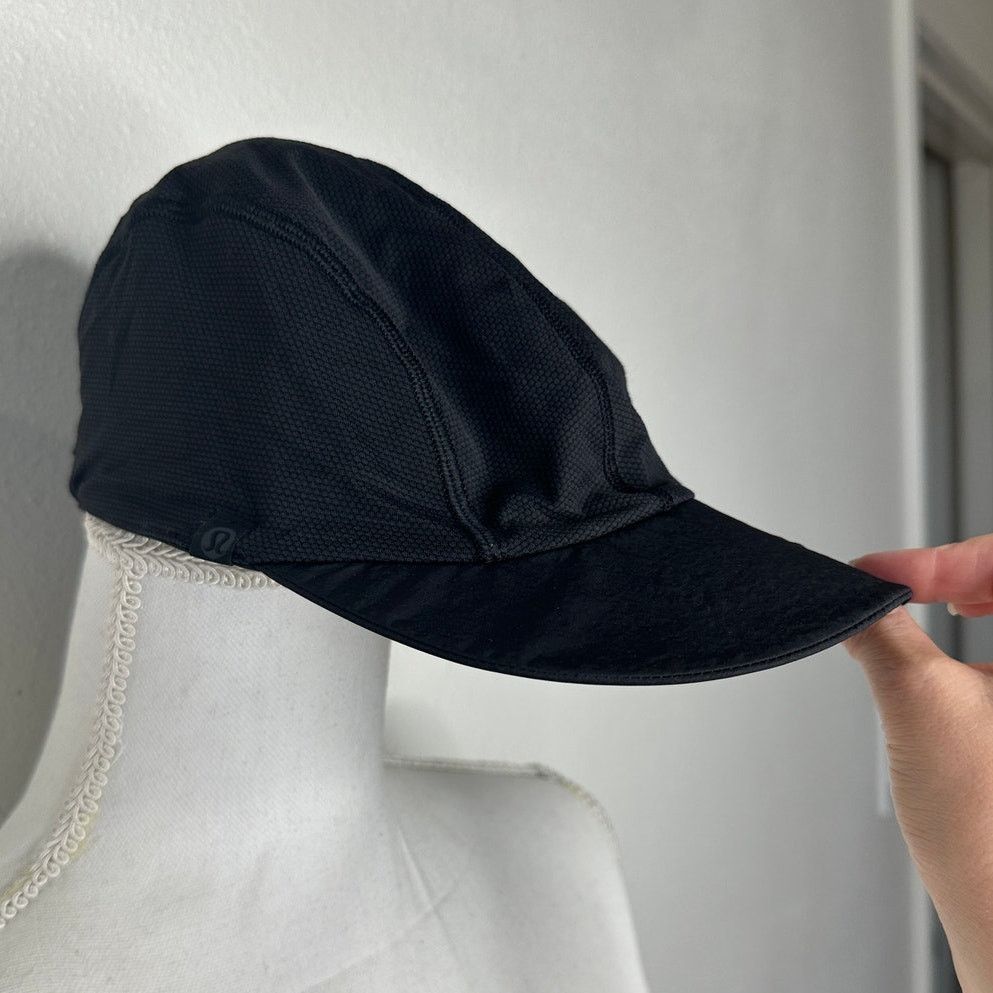Lululemon Lululemon Black Adjustable Runners Hat Size ONE SIZE - 4 Thumbnail