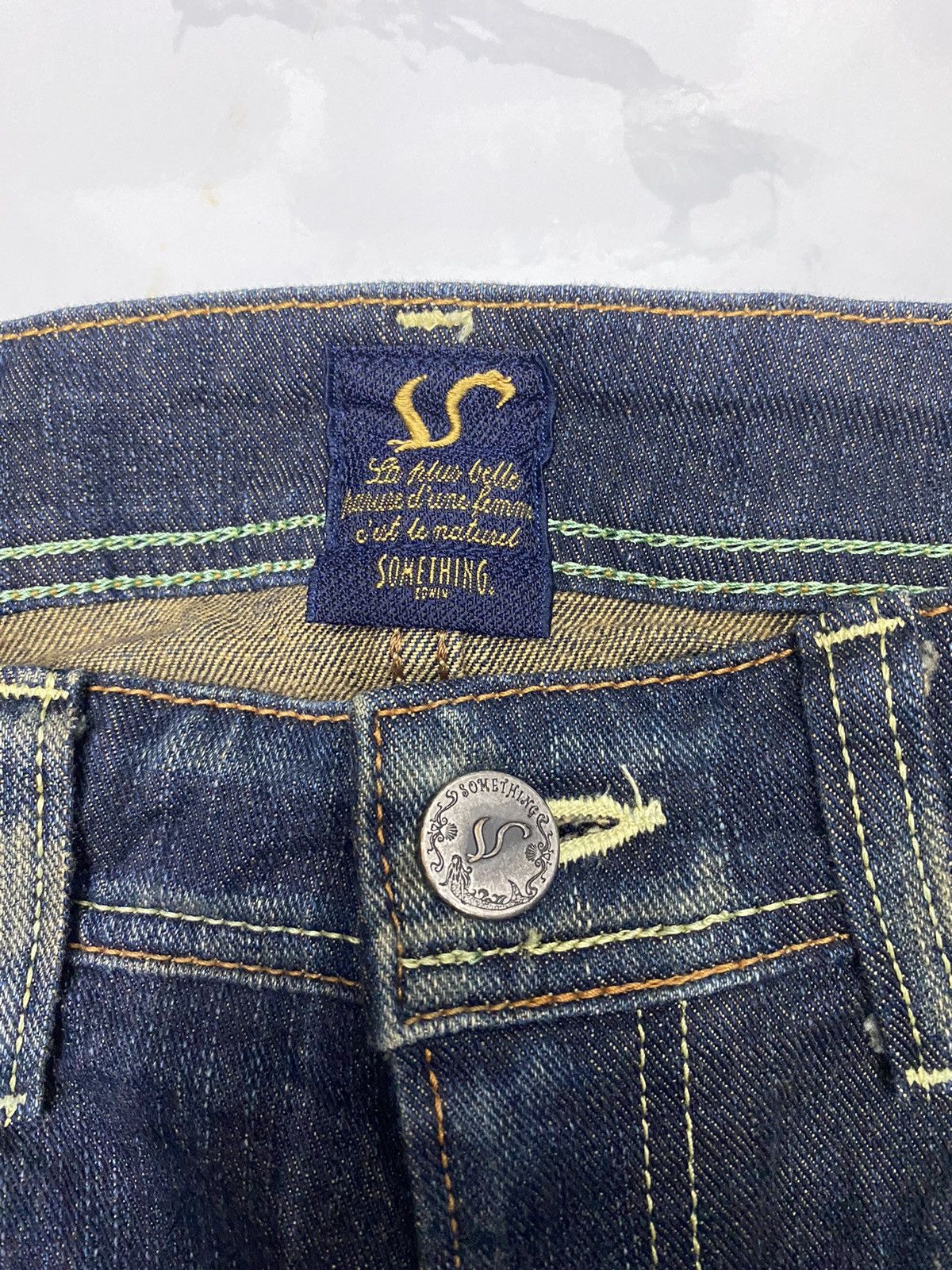 Edwin 🔥FLARE JEANS EDWIN SOMETHING VIENUS JEANS FLARE DENIM JEANS Size 28" / US 6 / IT 42 - 7 Thumbnail